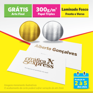 cartão hot stamping