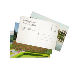 cartão postal, 4x4 cores