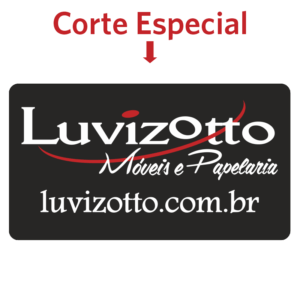 500 Adesivos Branco Brilho, Fosco ou Transparente, 5cm x 9cm, Corte Especial