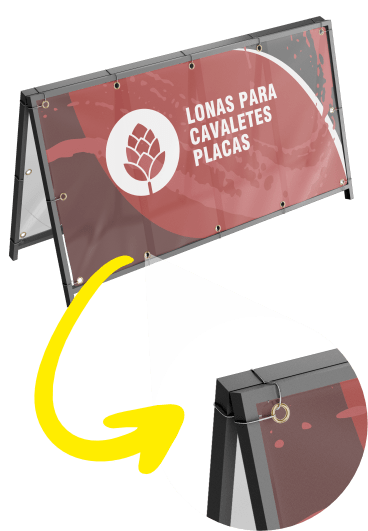 Lona em Cavalete