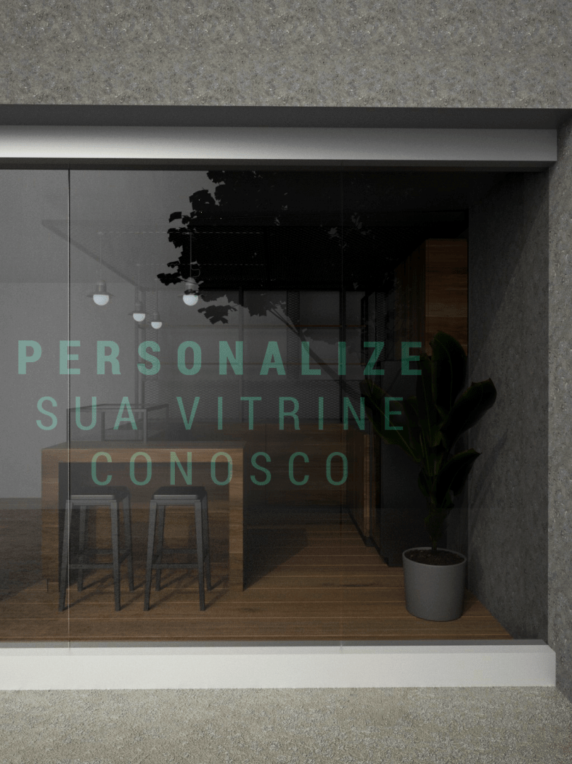 Vitrine Adesivo Transparente
